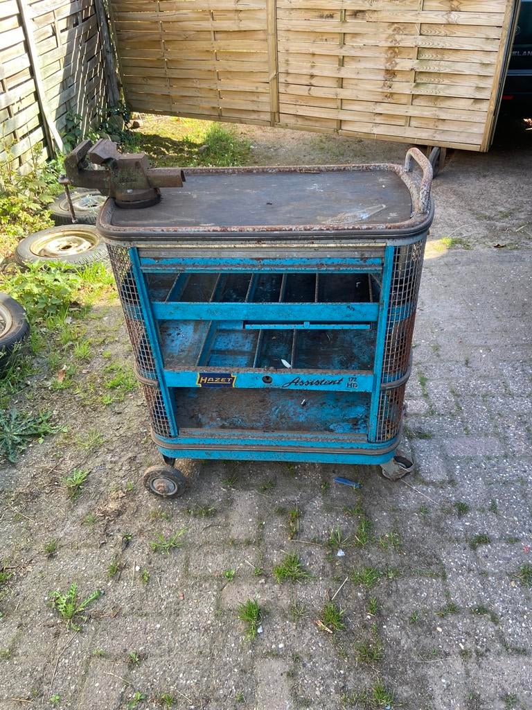 Vintage Hazet Assistant gereedschapskar, Ophalen, Gebruikt, Overige typen