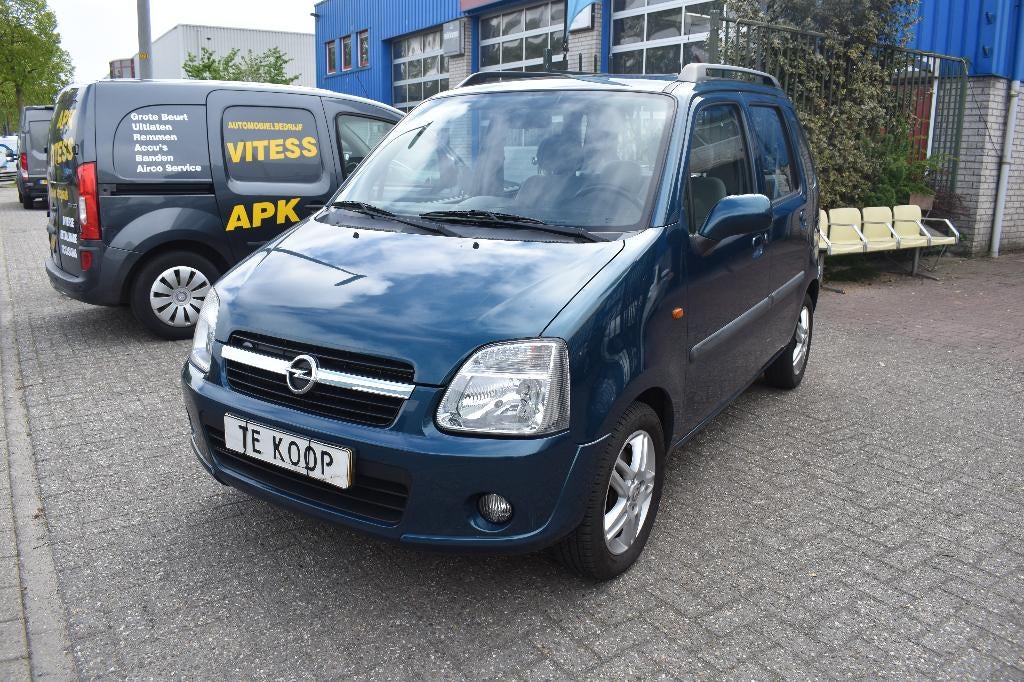 Opel Agila 1.2 16V Twinport 2007 Groen  NIEUWE APK AIRCO CV, Auto's, Opel, Voorwielaandrijving, 40 €/maand, 4 cilinders, 1229 cc
