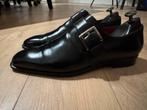Santoni maat 7 single monk zwart, Zwart, Ophalen of Verzenden, Gespschoenen, Zo goed als nieuw