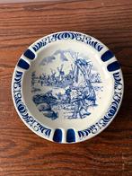 Delfts Blauw asbak met molens en figuren, Antiek en Kunst, Ophalen of Verzenden