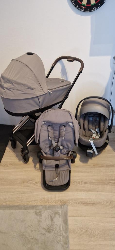 Cybex Priam 4 compleet met reiswieg, autostoel + base, Ophalen