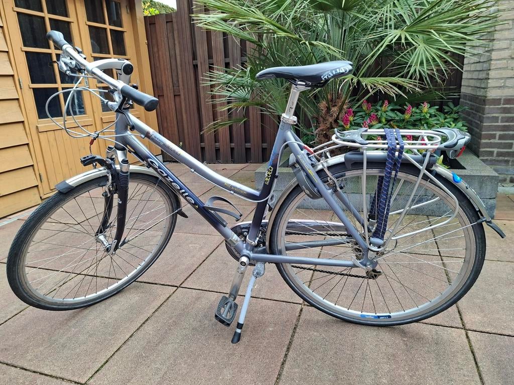 Gazelle Medeo trekking damesfiets 57 cm, Ophalen, 28 inch, Gebruikt, 56 cm of meer