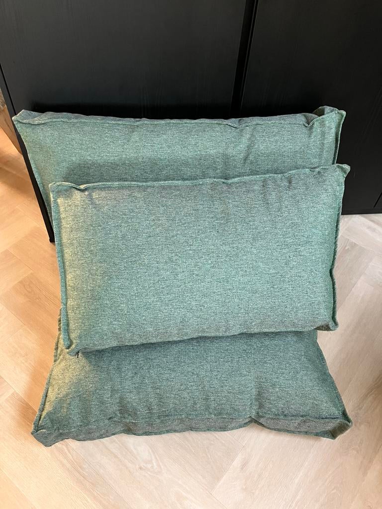 Hidde hoekset groen 80x80 kussens NIEUW, Ophalen of Verzenden, Nieuw