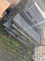 Basalt afdekplaat - zijkant bekapt, Ophalen, Gebruikt, Terrastegels, Natuursteen