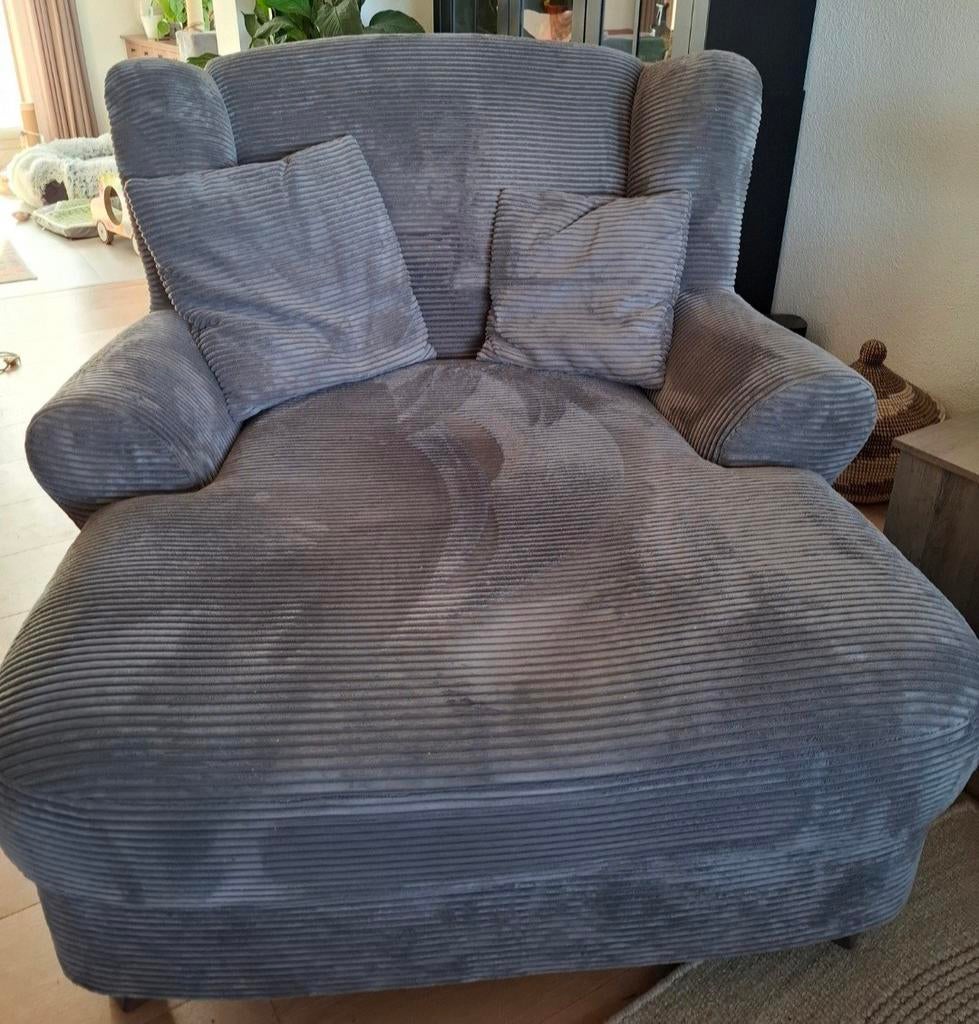 Mooie XXL fauteuil, Ophalen, Zo goed als nieuw, Stof