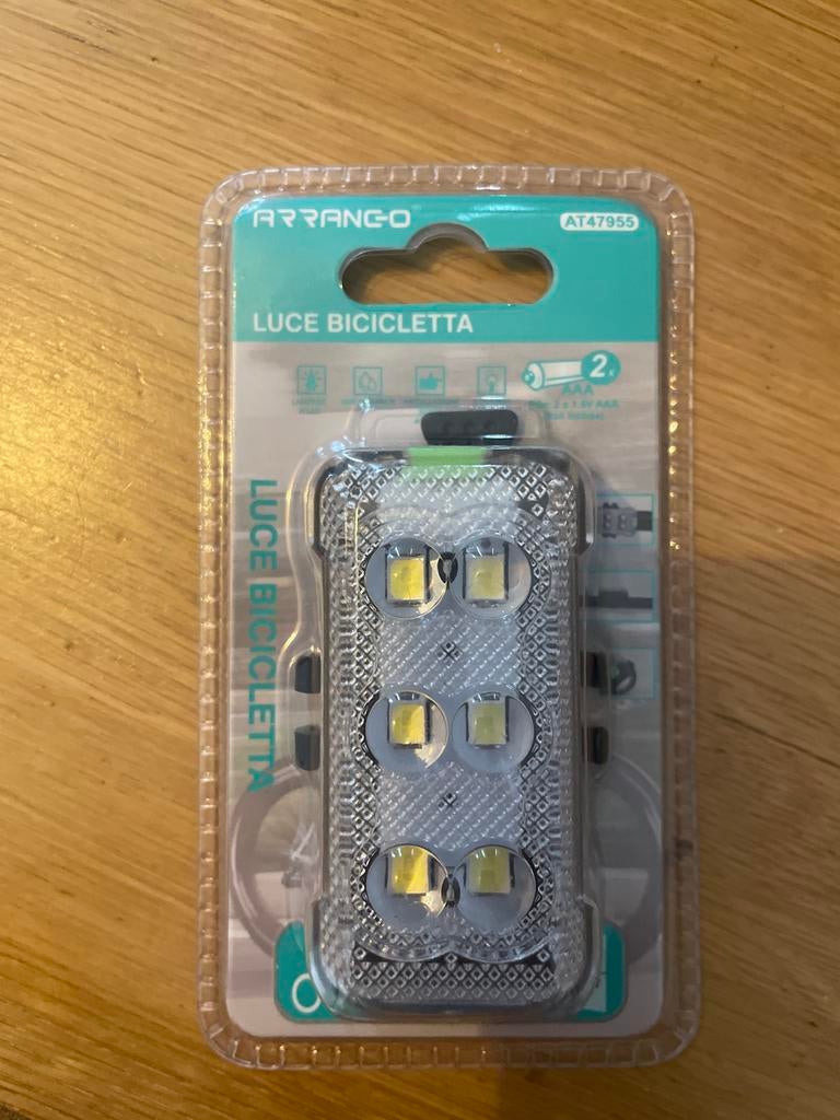 ARRANGO Fietsverlichting - Achterlicht LED, Ophalen of Verzenden, Nieuw, Batterij, Achterlicht