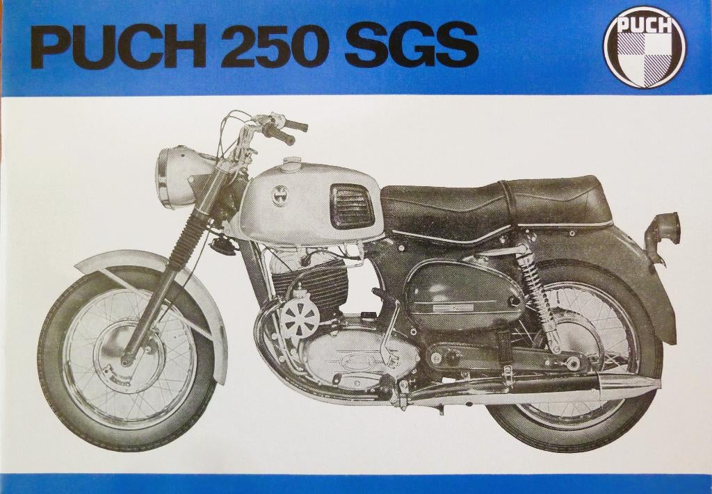Folder PUCH 250 SGS 11/ 1967, Ophalen of Verzenden, Overige merken