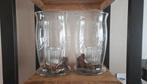 2x Riviera Maison Hurricane Vazen/Windlichten - 34 cm, Ophalen, Overige kleuren, Glas, Minder dan 50 cm