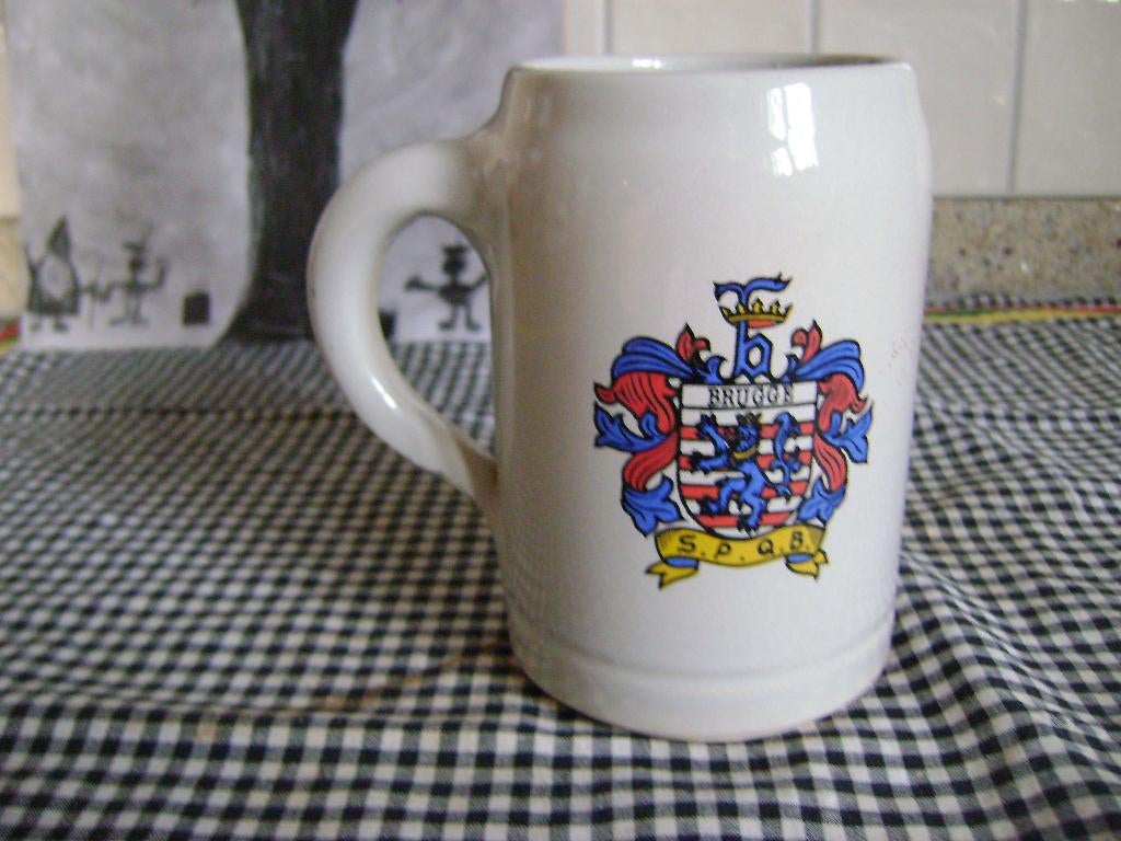 Bierpul met wapen van Brugge, Verzamelen, Ophalen of Verzenden, Zo goed als nieuw, Pul(len), Overige merken