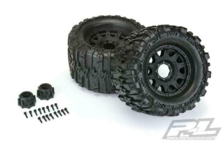 Trencher 3.8 All Terrain Belted Tires Mounted 17mm hex, Hobby en Vrije tijd, Modelbouw | Radiografisch | Overige, Nieuw, Ophalen of Verzenden