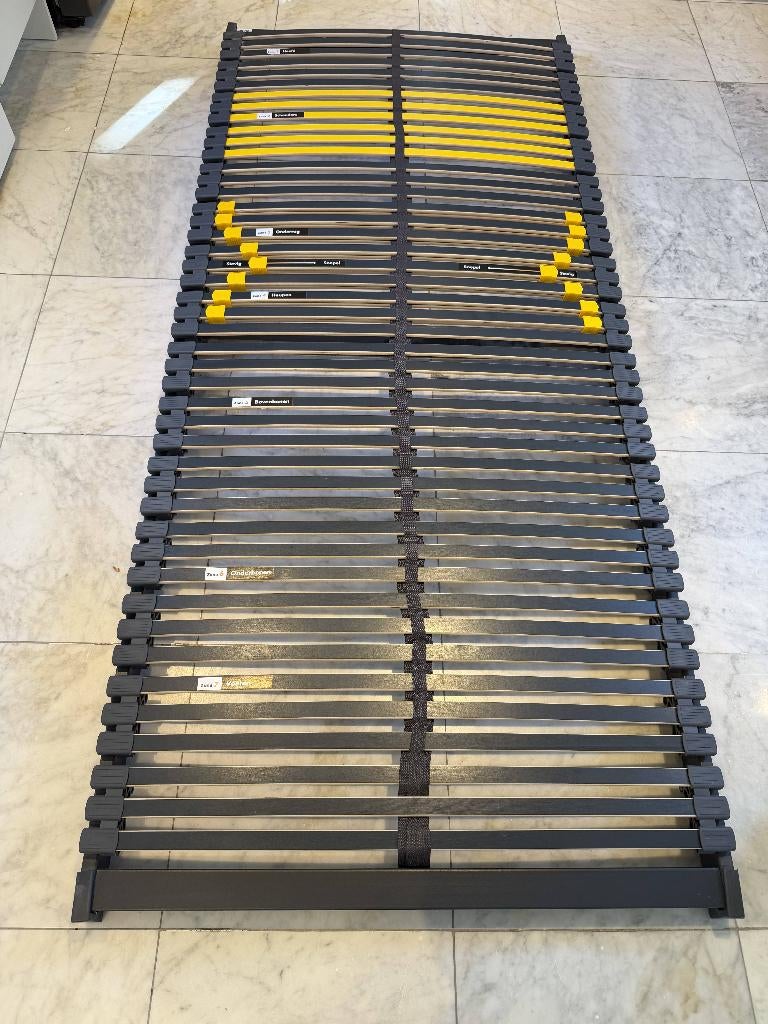 Bossflex 600 lattenbodem 90/210 (2x), Ophalen, Gebruikt, 90 cm, Eenpersoons