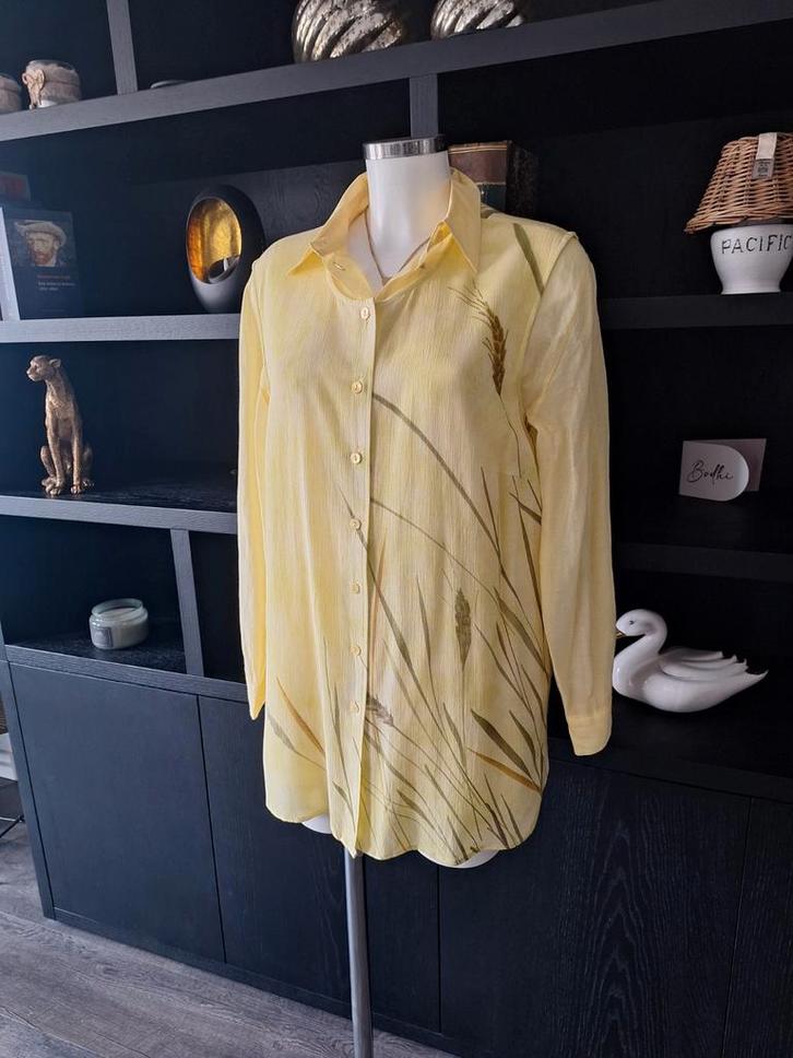 Als nieuw tweedelig set van Bianca maat 44, Kleding | Dames, Blouses en Tunieken, Zo goed als nieuw, Maat 42/44 (L), Geel, Ophalen of Verzenden