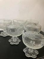 6 Masserini Barocco cocktail/ijscoupes - Vintage jaren '60, Ophalen of Verzenden