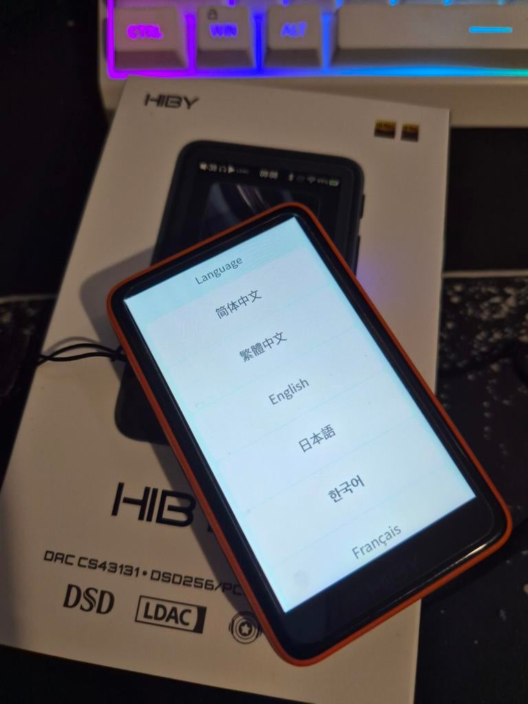 • HiBy R1 - Compacte Hi-Res Audio Player (DAP) - Nieuwstaat, Audio, Tv en Foto, Mp3-spelers | Accessoires | Overige merken, Ophalen of Verzenden