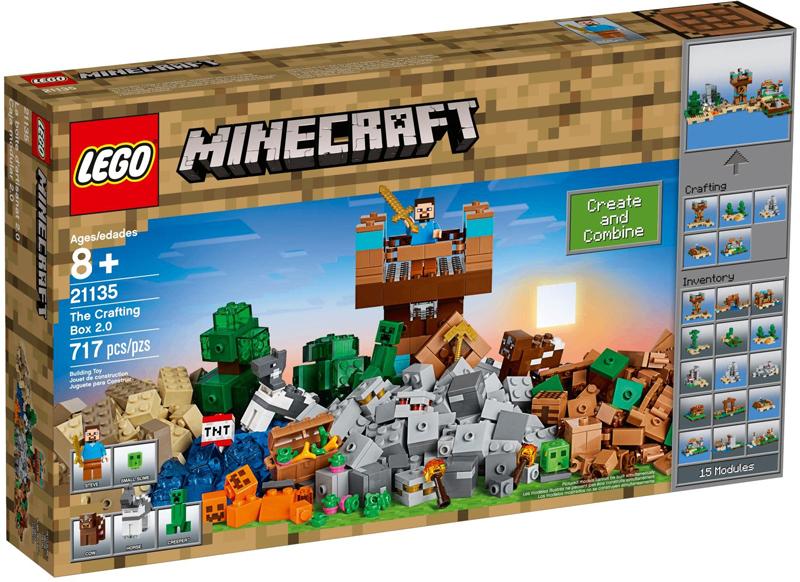 Lego Minecraft set 21135 De Crafting-box 2.0, Kinderen en Baby's, Speelgoed | Duplo en Lego, Minecraft, Lego, Nieuw, Ophalen of Verzenden