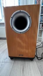 Subwoofer Mission M5as, Audio, Tv en Foto, Luidsprekers, Subwoofer, Zo goed als nieuw, 120 watt of meer, Ophalen