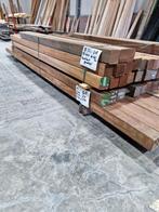 pak 418 B-keus hardhouten palen 65x65mm geschaafd, Ophalen, Planken, Nieuw, Hardhout