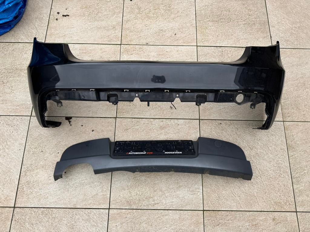 BMW M sport achterbumper en diffuser e87 e81 1 serie, Ophalen, Gebruikt, Achter, Bumper