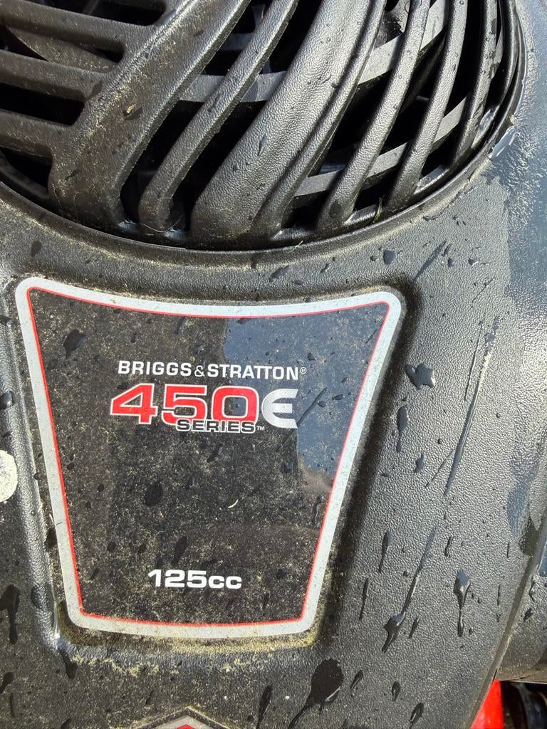 Rhodus Benzine Grasmaaier met Briggs & Stratton Motor, Ophalen, Gebruikt, Benzine-grasmaaier