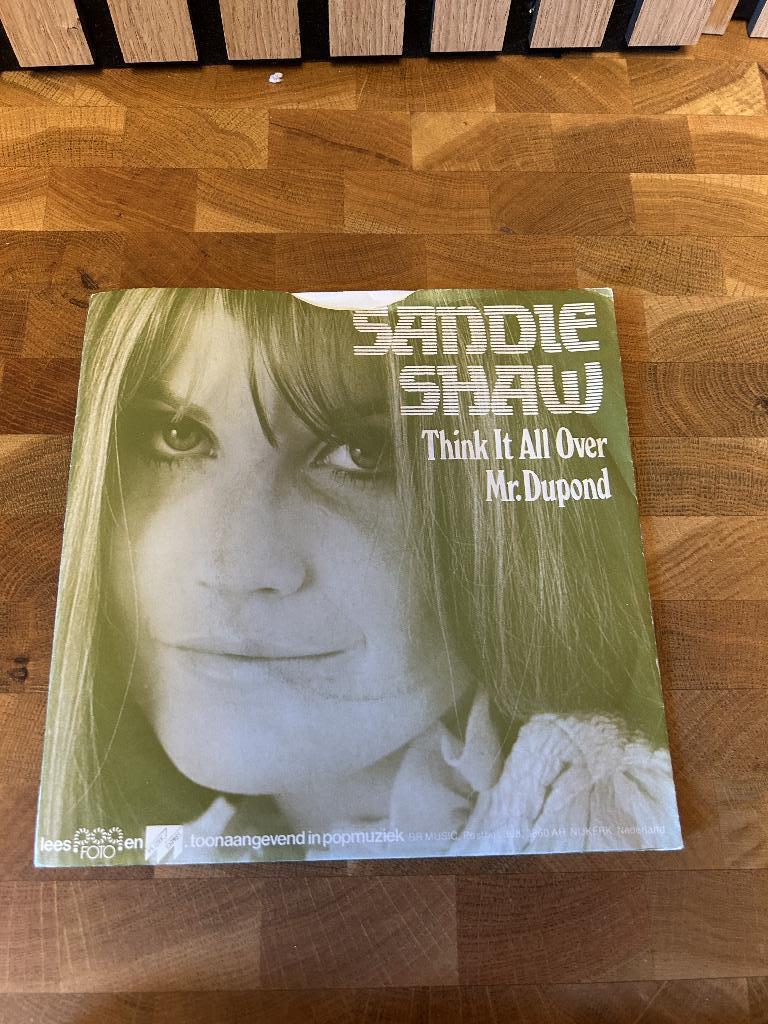 Sandie Shaw Think it all over single, Cd's en Dvd's, Vinyl Singles, Ophalen of Verzenden, Gebruikt, Pop, Single