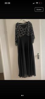 Gala jurk, Ophalen of Verzenden, Zo goed als nieuw, Zwart, Onder de knie