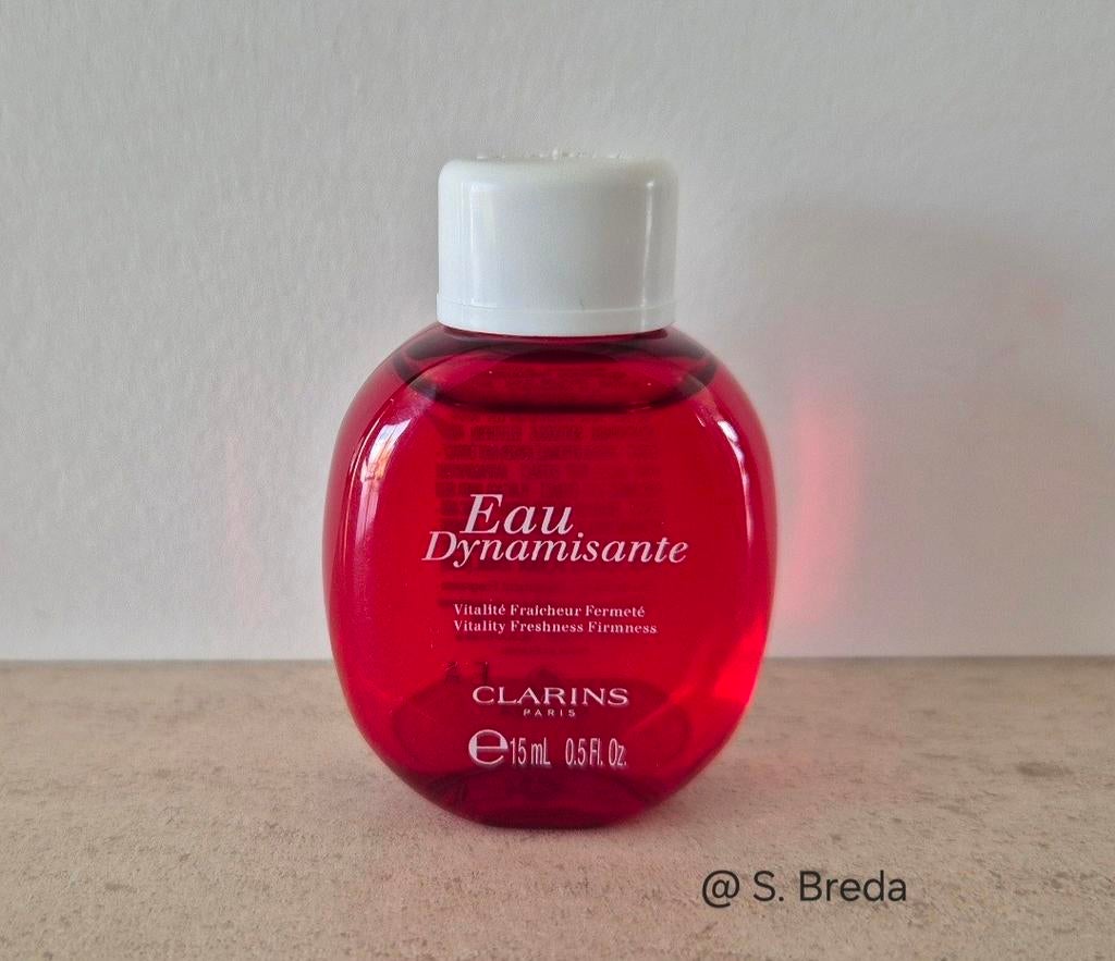 Clarins - Eau Dynamisante - 15 ml, Ophalen of Verzenden, Zo goed als nieuw, Miniatuur, Gevuld