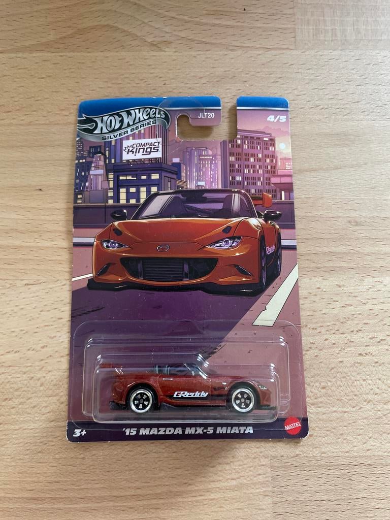 Hot Wheels '15 Mazda MX-5 Miata - Silver Series, Ophalen of Verzenden, Nieuw, Auto, Hot Wheels