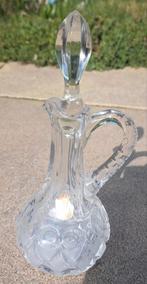 Elegante kristallen karaf met stop, Antiek en Kunst, Antiek | Glas en Kristal, Ophalen of Verzenden