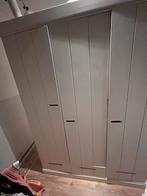 Woood Connect 3-deurs kledingkast met lade wit, Ophalen, Gebruikt, 100 tot 150 cm, 200 cm of meer