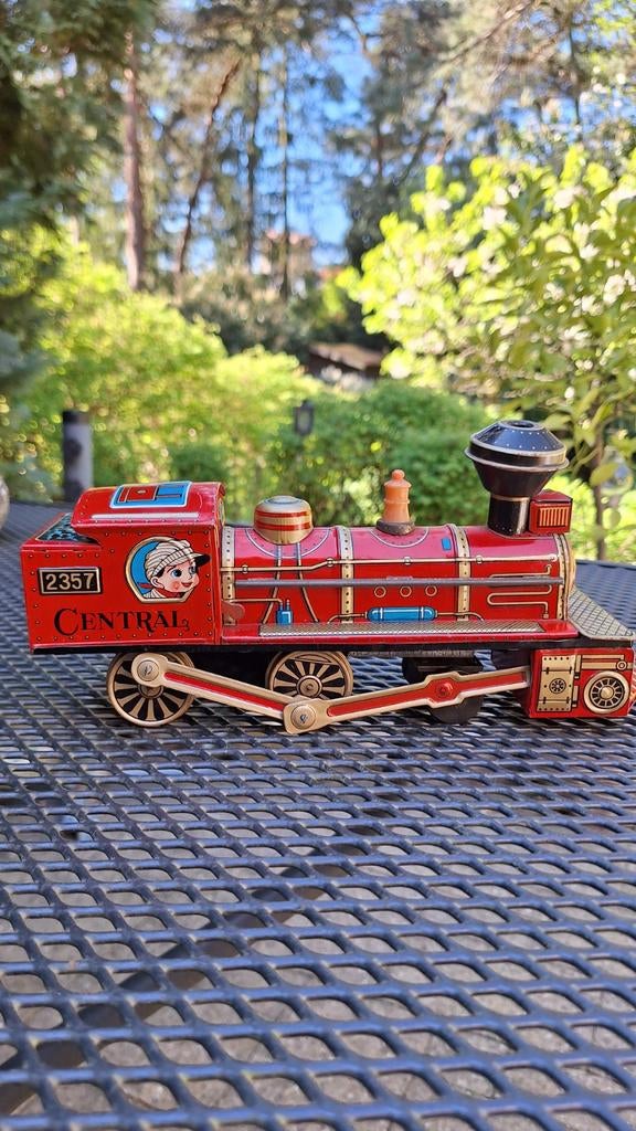 Vintage blikken speelgoed treinen en vrachtwagen, Verzamelen, Ophalen of Verzenden, Gebruikt