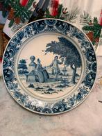 Prachtig Makkum wandbord met romantische scène, Ophalen of Verzenden
