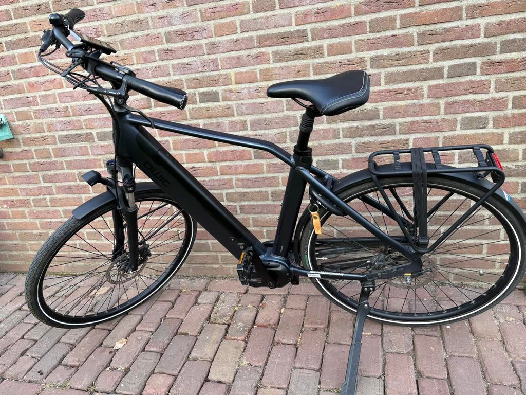 Elektrische herenfiets Qwic Premium i-MN7+ 54 Midnight Blue, Fietsen en Brommers, Elektrische fietsen, Ophalen, Qwic, Zo goed als nieuw
