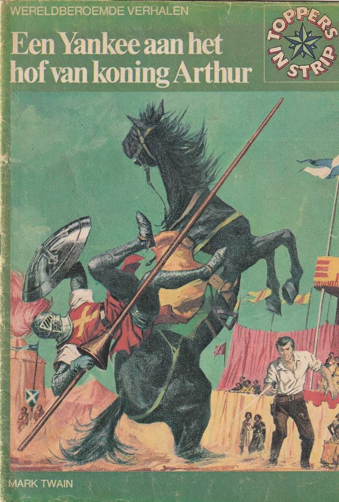 Een yankee aan het hof van koning arthur oude strip, Eén stripboek, Ophalen of Verzenden, Gelezen