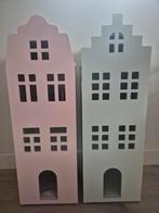 Hema houten poppenhuis grachtenpand (2 stuks), Ophalen, Zo goed als nieuw, Poppenhuis