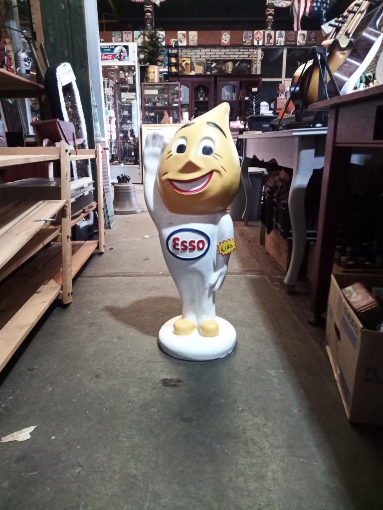 Vintage Esso beeldje - Esso Boy - Reclamebeeld, Ophalen, Gebruikt, Esso, Overige typen