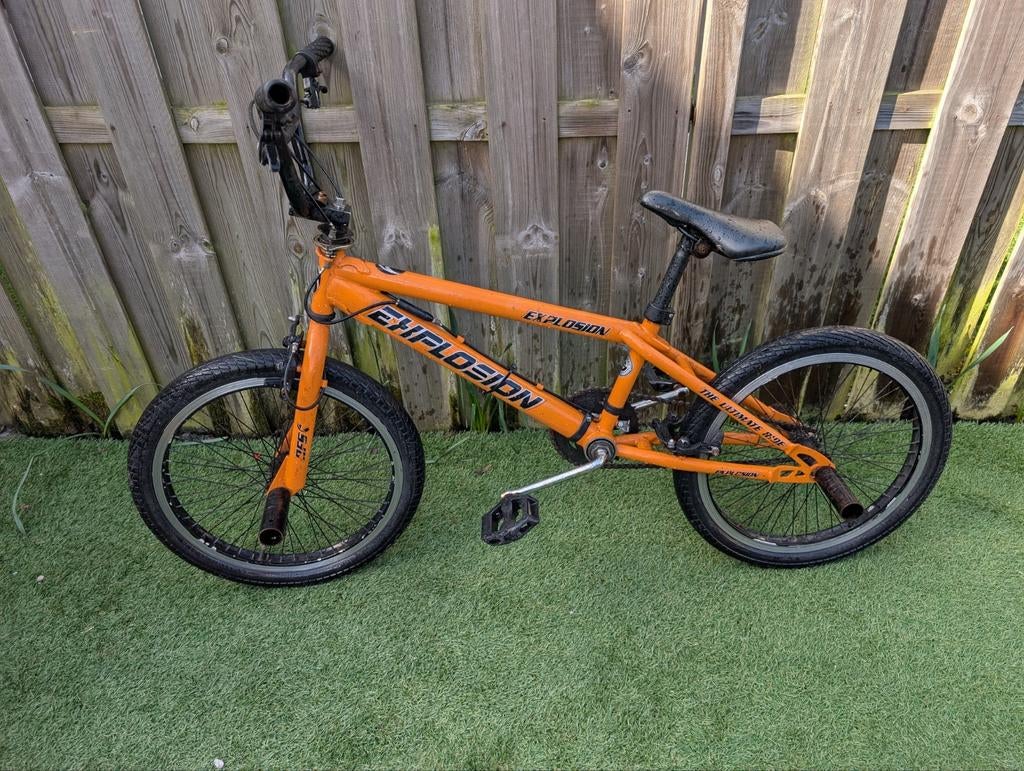 Oranje BMX fiets Explosion, Fietsen en Brommers, Ophalen, Gebruikt, Staal