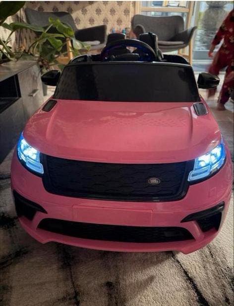 Roze Range Rover elektrische kinderauto, Kinderen en Baby's, Speelgoed | Buiten | Accuvoertuigen, Ophalen of Verzenden, Gebruikt