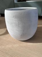 Sierpot wit 33x28cm, Tuin en Terras, Bloempotten, Rond, Binnen, Zo goed als nieuw, Minder dan 40 cm