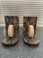 Vintage marmeren boekensteunen, Ophalen