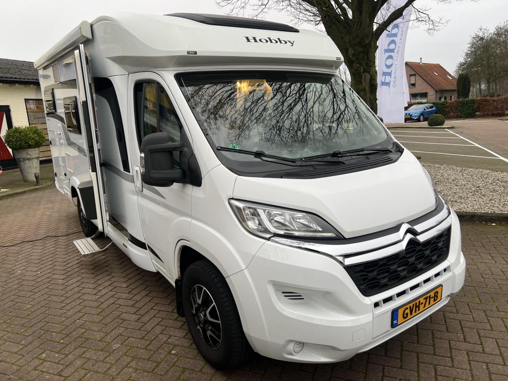 Hobby Optima Ontour 65 GF, Caravans en Kamperen, Campers, Hobby, Luifel, Bedrijf, Overige merken