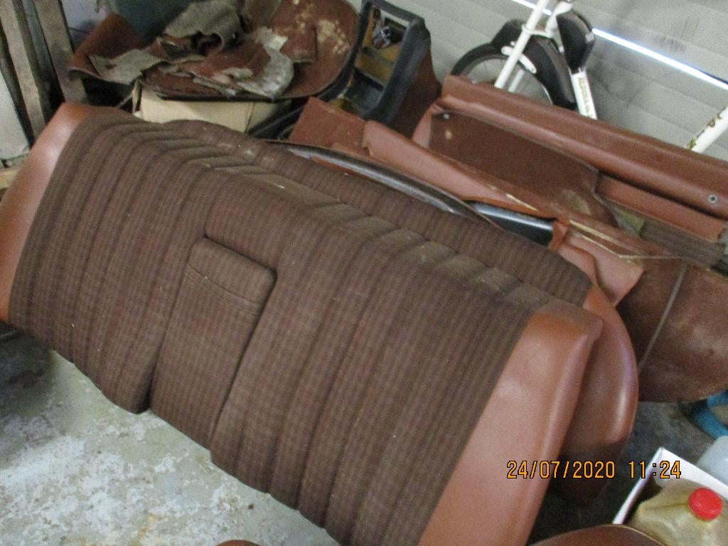 achterbank w116, Auto-onderdelen, Interieur en Bekleding, Ophalen, Gebruikt, Mercedes-Benz