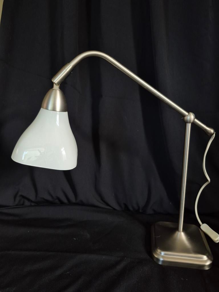 Vintage ikea BROTORP A0303 tafellamp bureaulamp., Ophalen of Verzenden, Zo goed als nieuw, Glas, Minder dan 50 cm