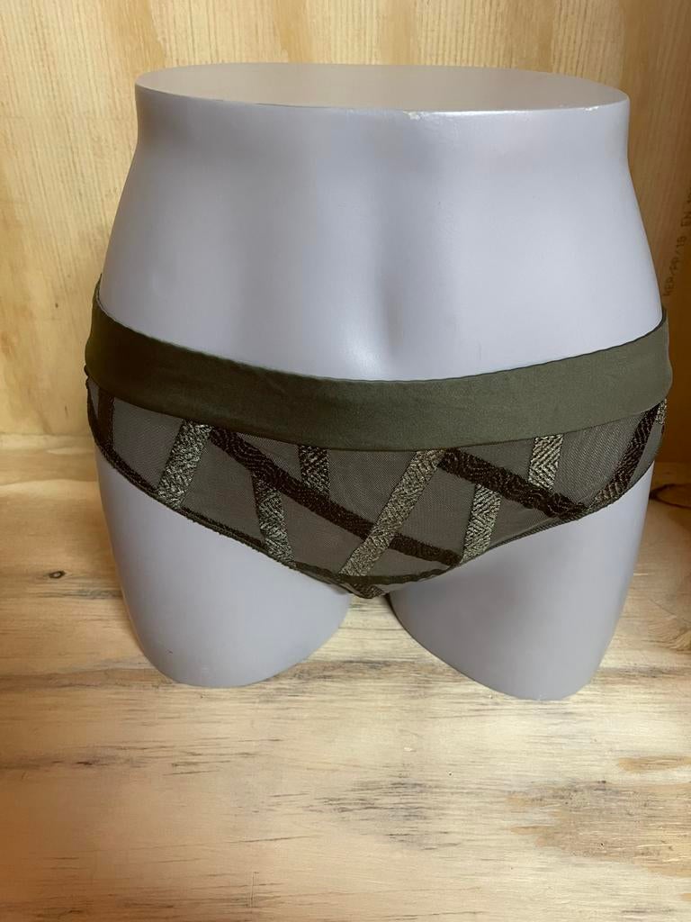 Louisa bracq slip maat 40 model olive, Verzenden, Groen, Slip