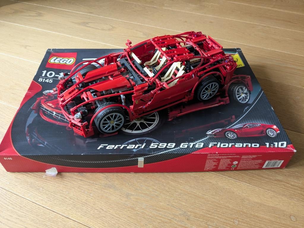 Lego Ferrari 599 GTB Fiorano 8145, Kinderen en Baby's, Speelgoed | Duplo en Lego, Ophalen, Compleet, Gebruikt, Lego