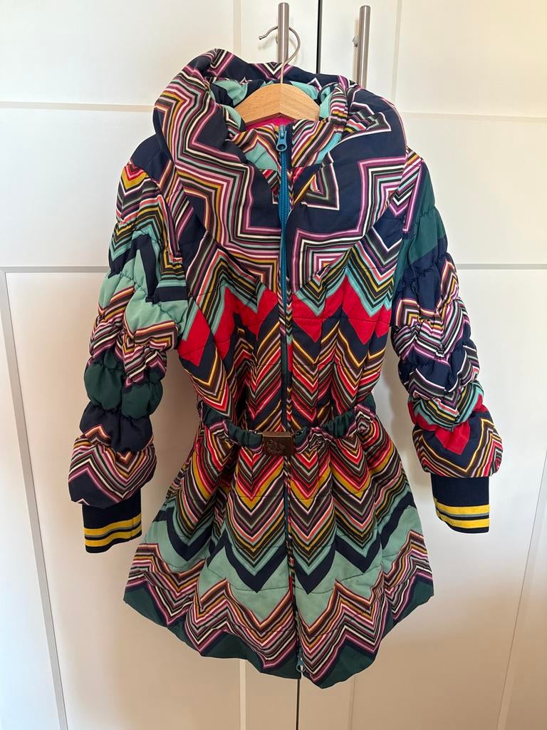 Mimpi winterjas mt 122 meisjes, Ophalen of Verzenden, Gebruikt, Meisje, Jas