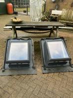 2 x dakraam Ubbink universeel,52cm breed en 65cm hoog., Ophalen, Gebruikt, Minder dan 80 cm, Minder dan 80 cm