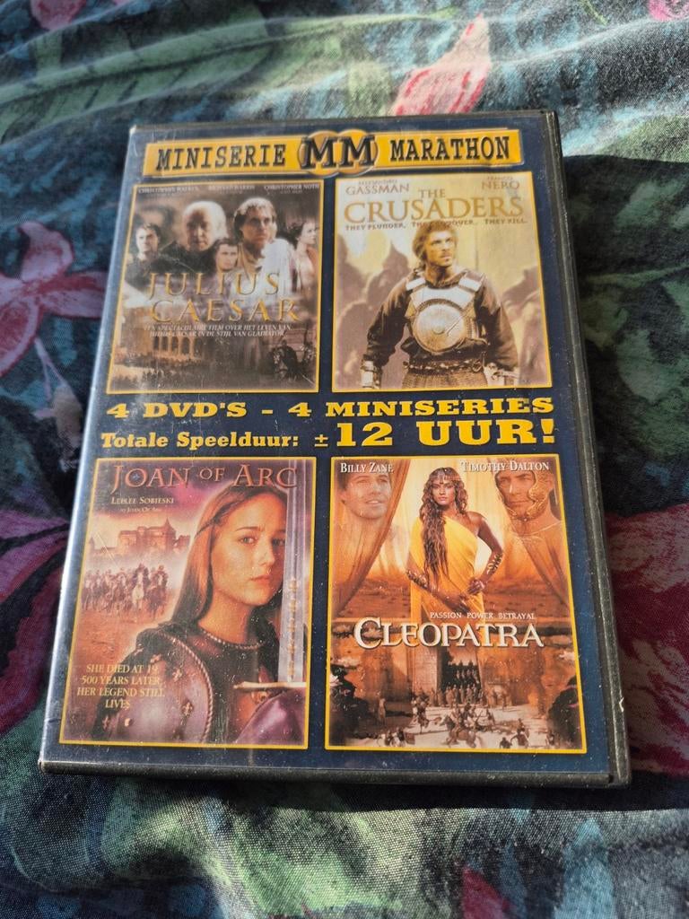 MM Marathon Miniserie: Julius Caesar, Crusaders, Joan of Arc, Gebruikt, Historisch of Kostuumdrama, Boxset, Ophalen of Verzenden