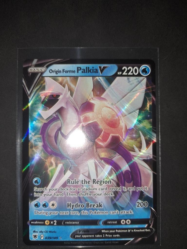 Palkia v asr 039 mint., Ophalen of Verzenden, Nieuw, Losse kaart, Foil