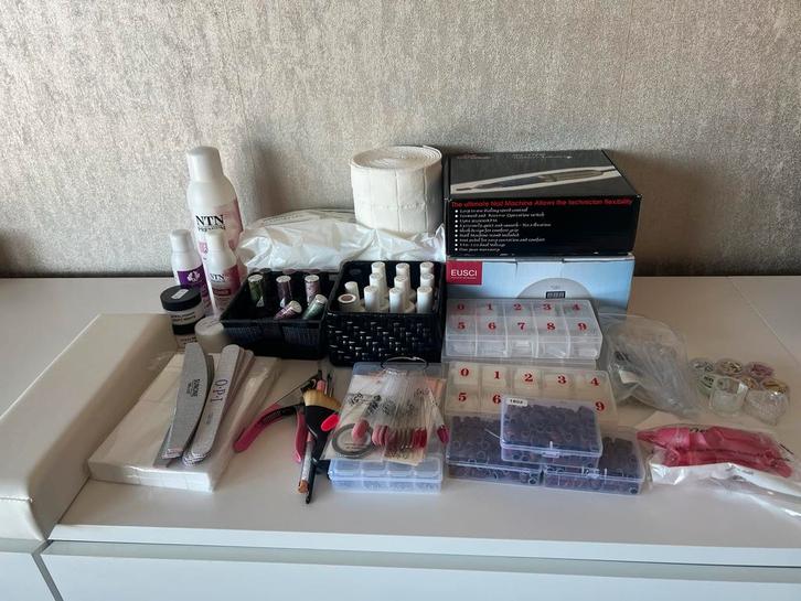 Nagelspullen Set, Sieraden, Tassen en Uiterlijk, Uiterlijk | Cosmetica en Make-up, Gebruikt, Toebehoren, Handen en Nagels, Overige kleuren