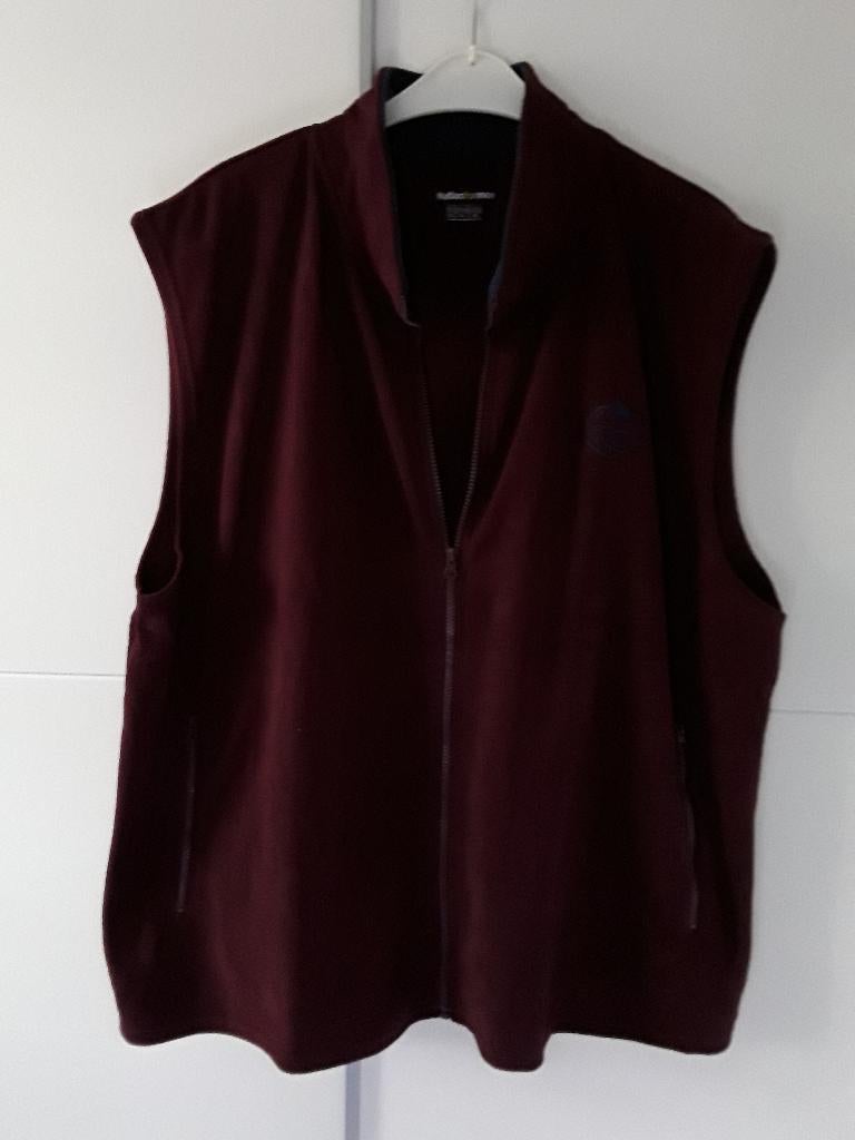 Atlas For Men Bordeaux Fleece Bodywarmer Met Rits Maat 4XL, Atlas for men, Trui of Vest, Nieuw, Ophalen of Verzenden